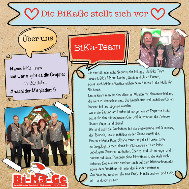 BiKa-Team  Bienwald-Karneval-Gesellschaft