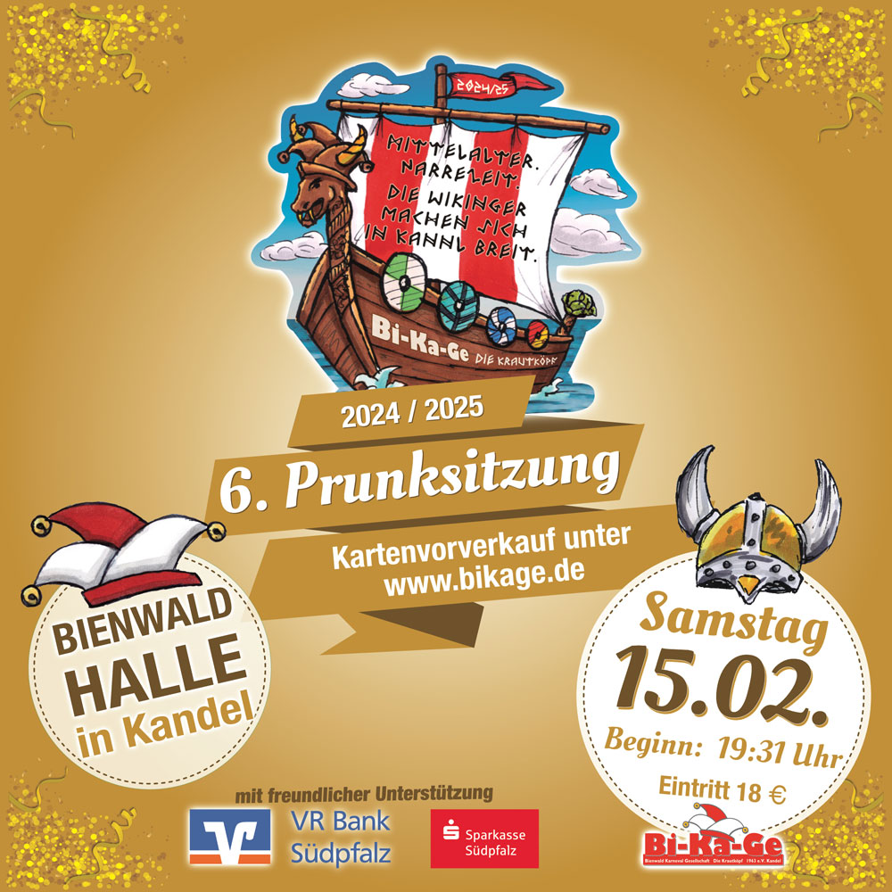 6. Prunksitzung 2024/2025