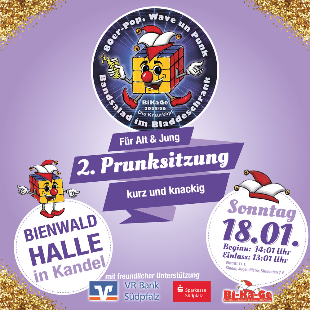 2025/2026 Social 2Prunksitzung Familiensitzung Plakat 2025/2026 Social 2Prunksitzung Familiensitzung