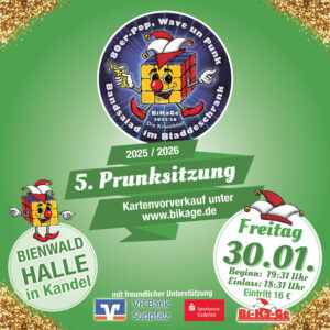 Plakat 2025/2026 Social 5Prunksitzung