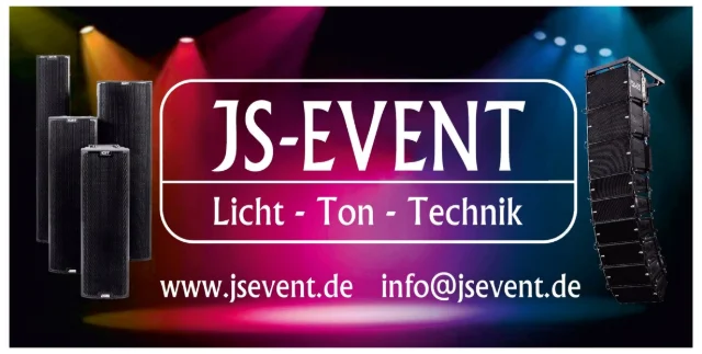 Logo JS EVENT Licht Ton Technik UG